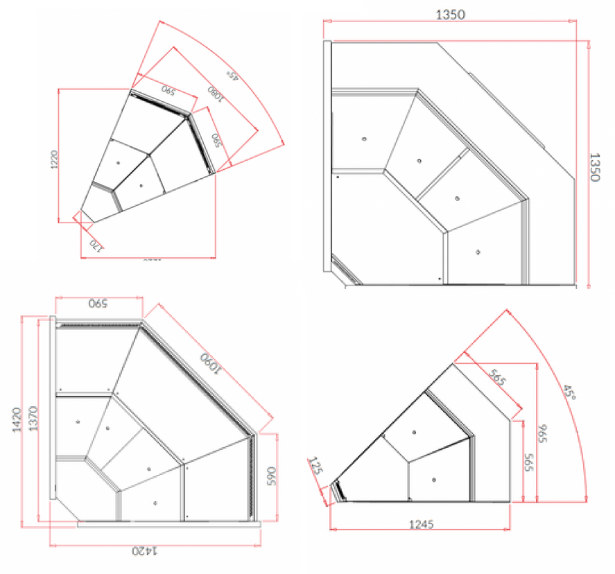Vitrine Boucherie sur-mesure